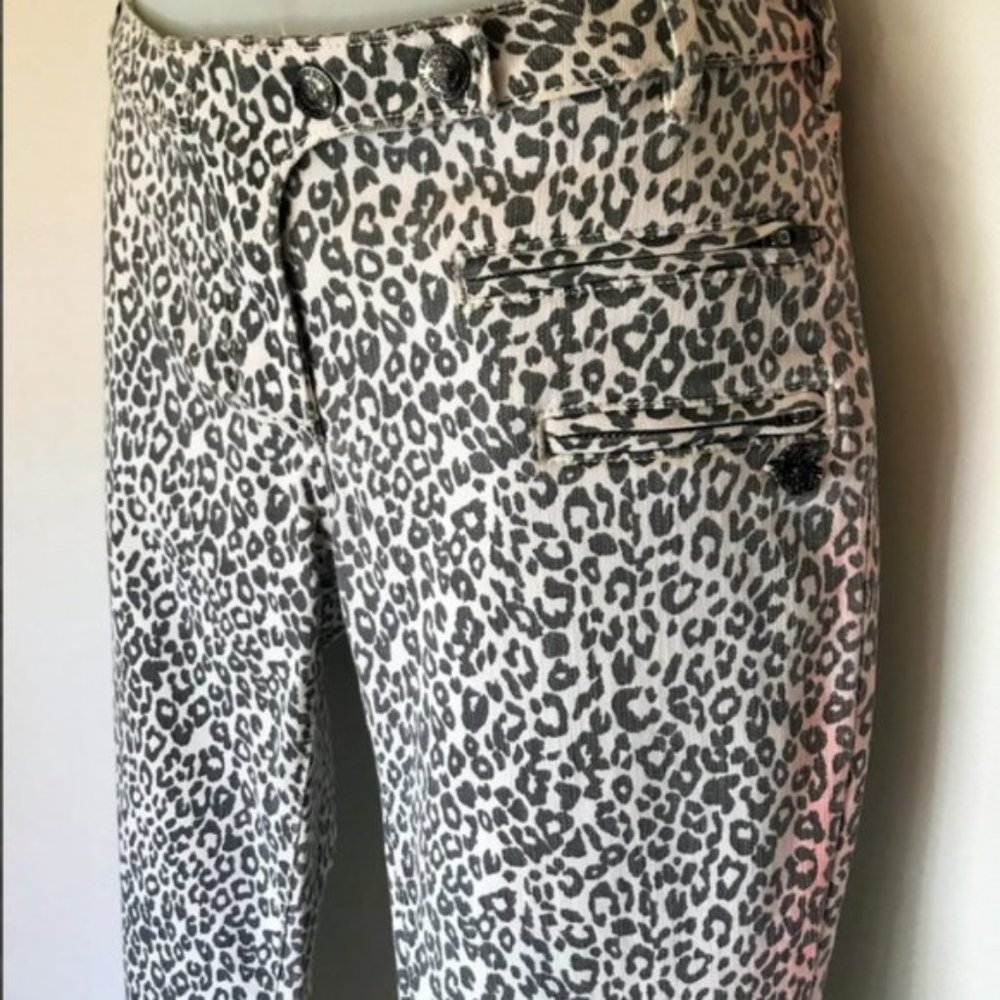 Maison Scotch Leopard Print Skinny Jeans